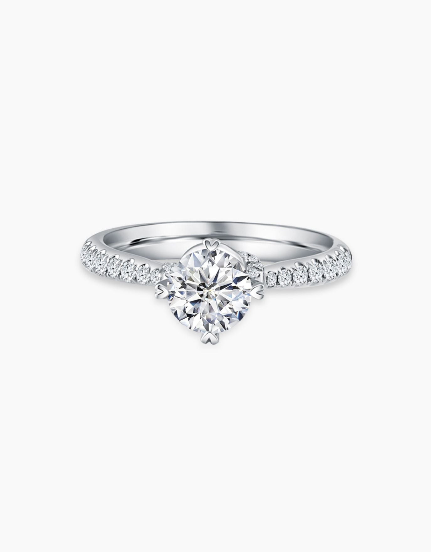 LVC lab grown diamond ring from the say love collection in white gold