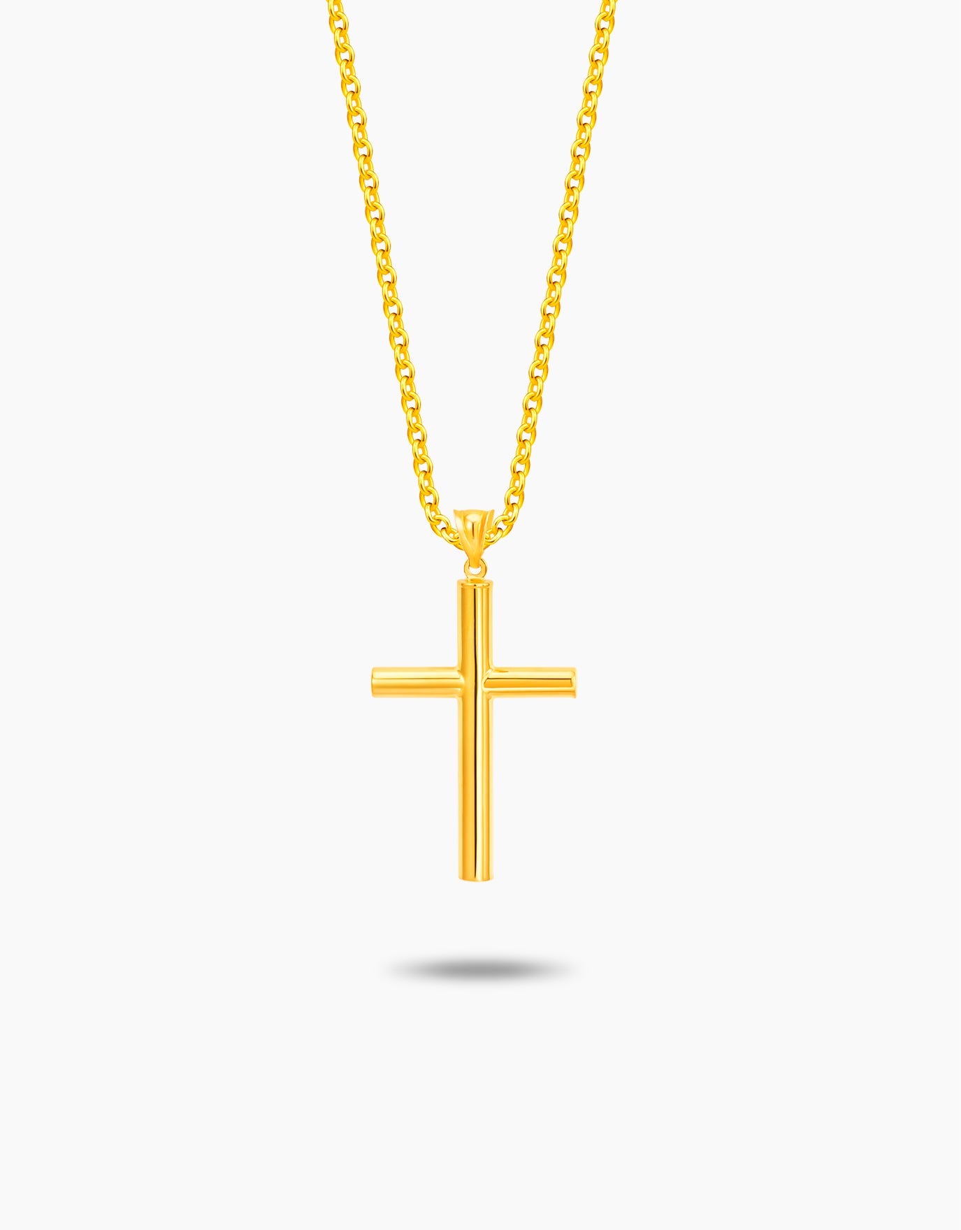 LVC MOD22 Celestial Grace Gold Cross Pendant