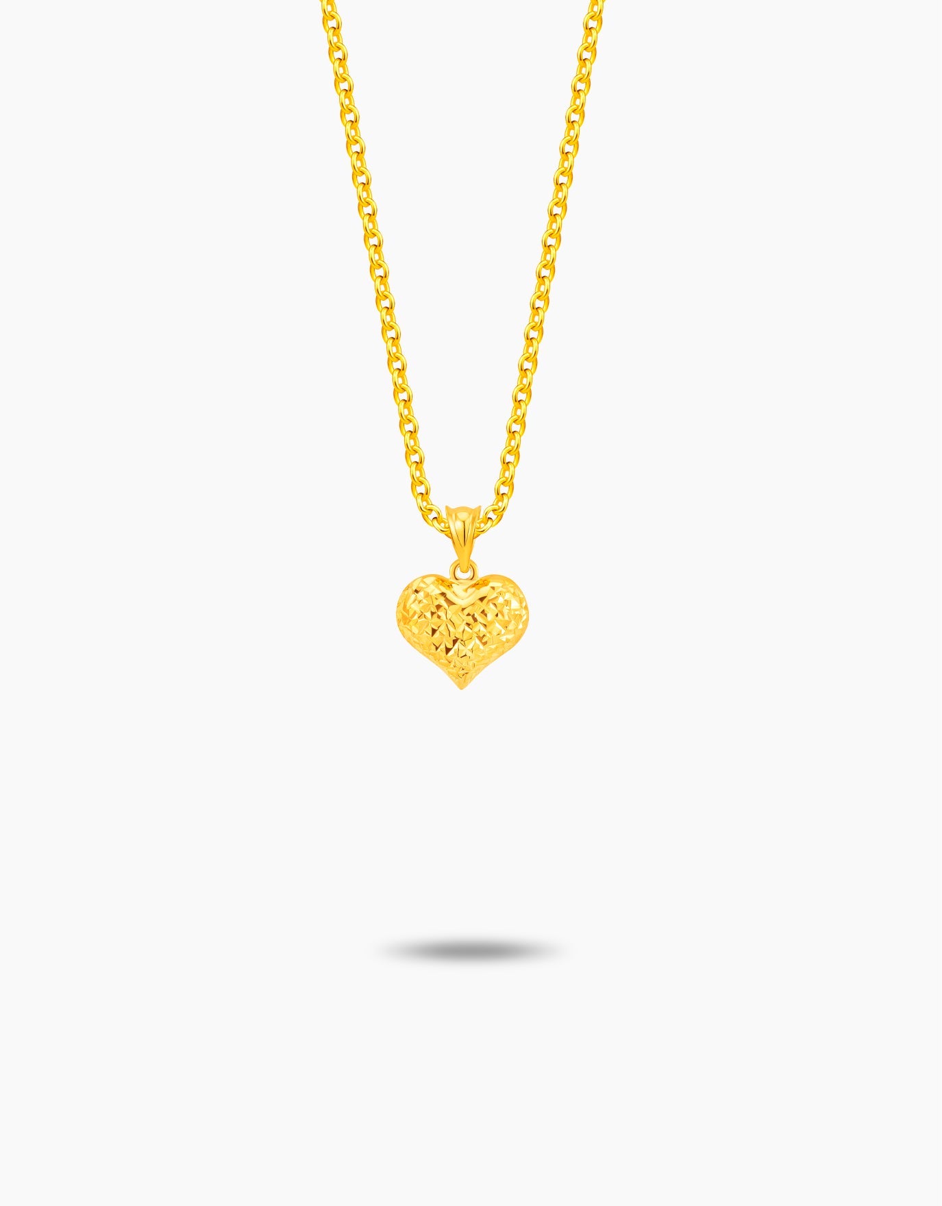 LVC MOD22 Cascade Heart Gold Pendant