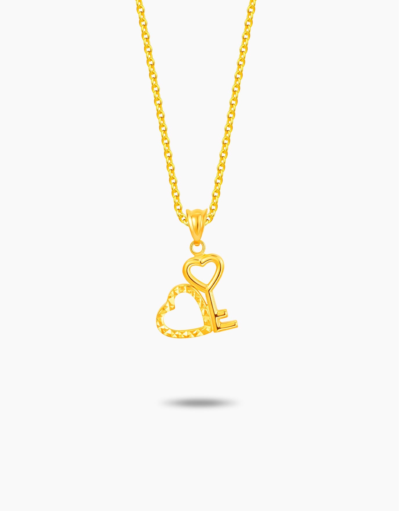 LVC MOD22 Bound by Love Gold Key Pendant