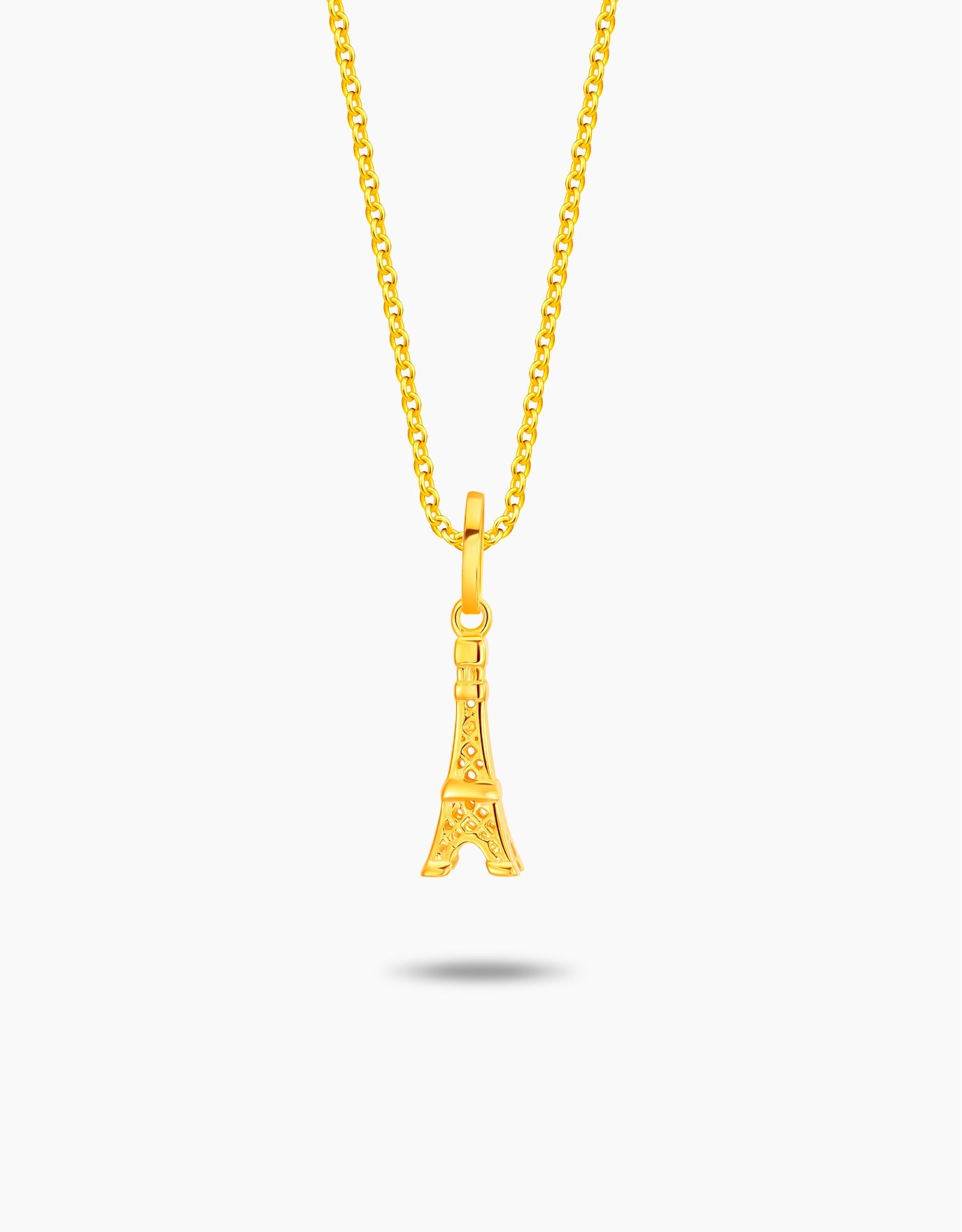 LVC MOD22 Eiffel Tower Gold Pendant