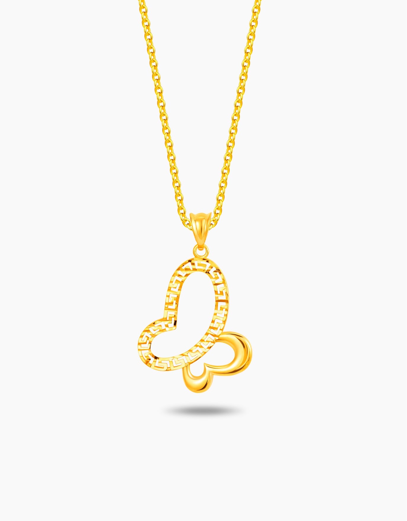 LVC MOD22 Hellenic Butterfly Gold Pendant