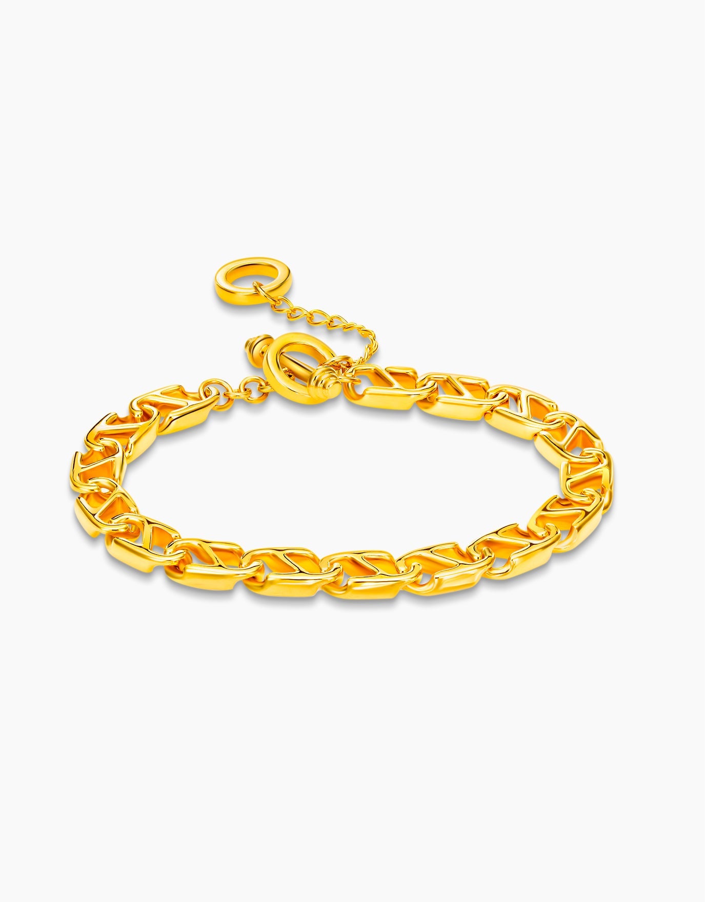 LVC bracelet in chunky 999 gold 