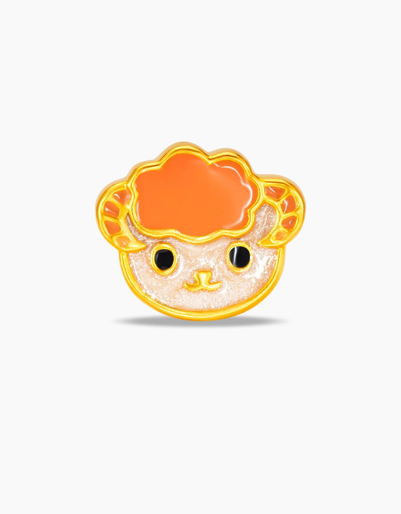 LVC 9IN Lolly Goat 999 Gold Zodiac Charm