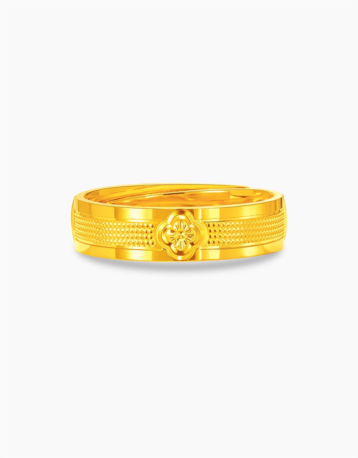 LVC wedding ring made with 999 gold with a sophisticated design