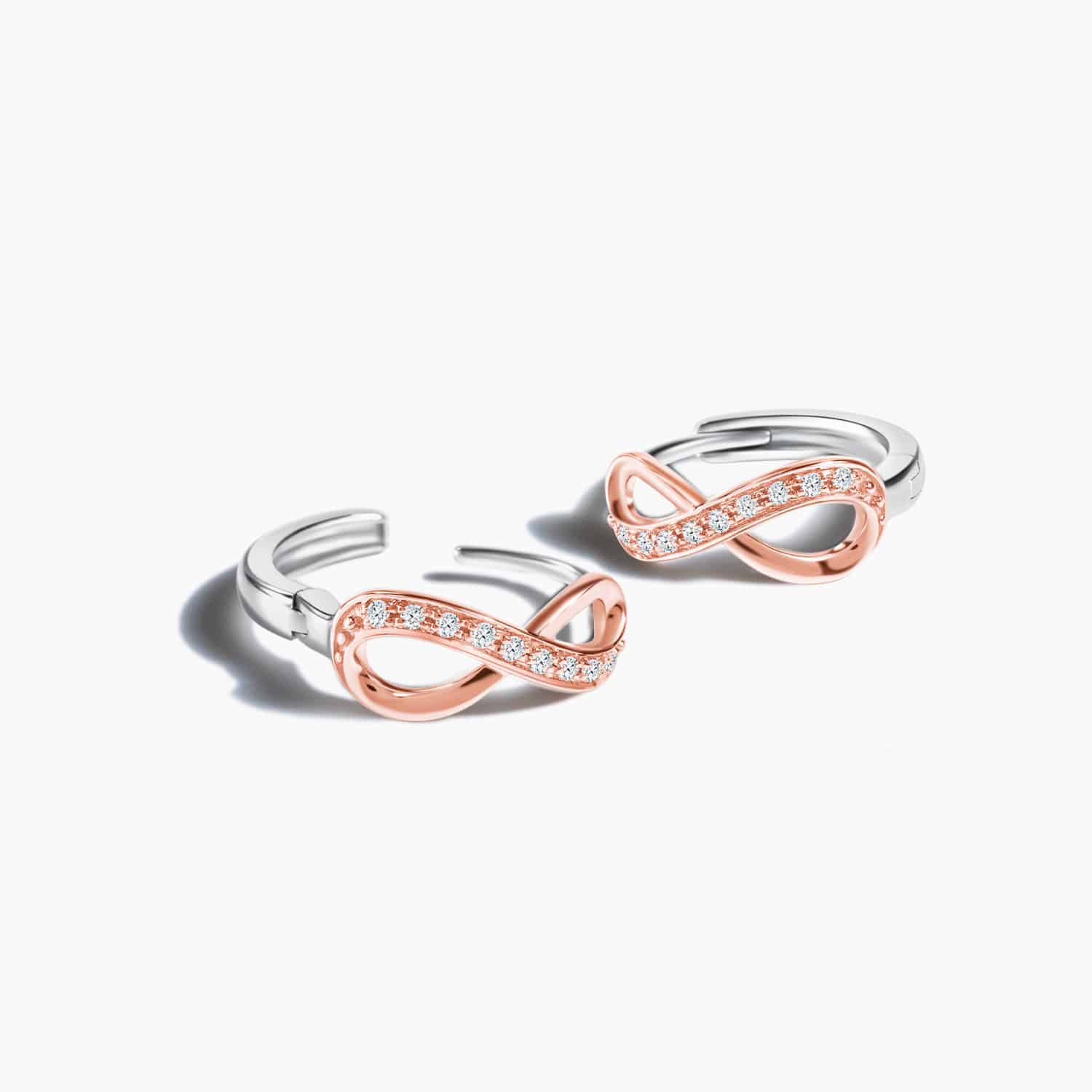 idea hadiah hantaran kahwin untuk wanita subang LVC Destiny Infinity Diamond Earrings