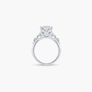 Classic Vintage Solitaire Diamond Engagement Ring