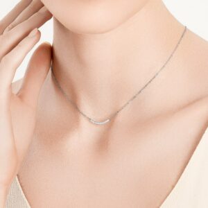 women wearing LVC Eterno Diamond Necklace