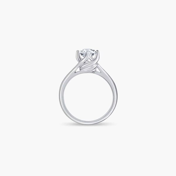 Classic Twists Solitaire Diamond Engagement Ring