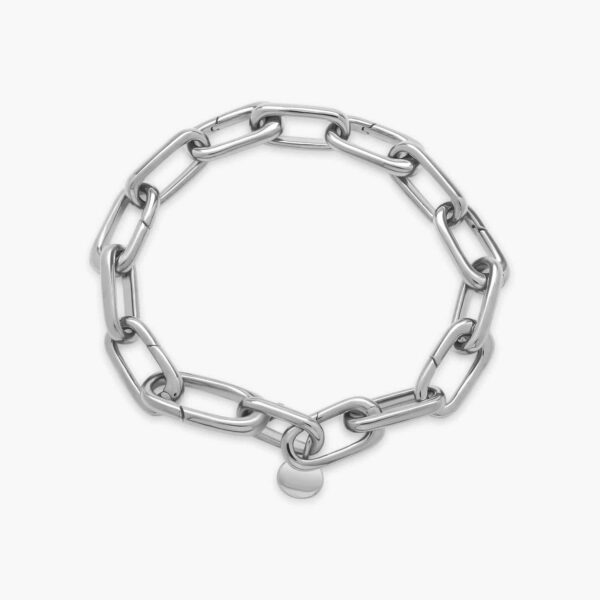 LVC Carla Structured Chain Link Bracelet in 925 Sterling Silver Jewellery