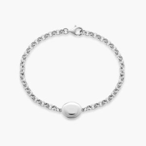 LVC Carla Chain Pixie Oval Bracelet in 925 Sterling Silver Jewellery