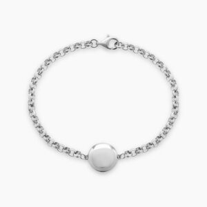LVC Carla Chain Fay Round Bracelet in 925 sterling Silver Jewellery