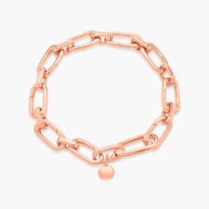 LVC Carla Commix Chain Bracelet made of 925 Sterling Silver Jewellery Plated in Rose Gold
