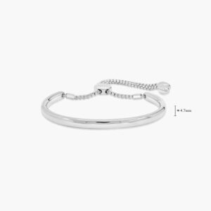 LVC Moi Embracing Bangle in 925 Sterling Silver Jewellery