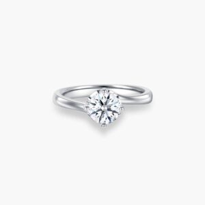 Entwine Solitaire Diamond Engagement Ring