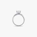 LVC DESTINY TWIRL DIAMOND ENGAGEMENT RING a white gold engagement ring in 18k white gold with mined diamond on top 钻石 戒指 订婚 戒指 cincin diamond