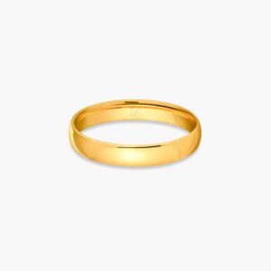 LVC Classique Men's Wedding Band in Yellow Gold