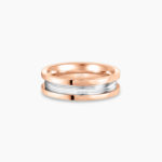 LVC PROMISE PURE SLIM WEDDING BAND IN ROSE GOLD a wedding band for men in rose gold