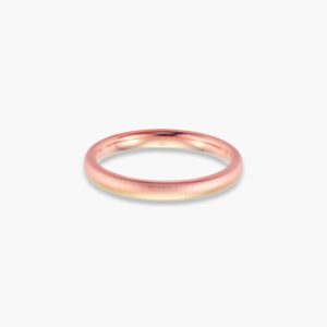 LVC Soleil Men's Wedding Ring in Yellow and Rose Gold