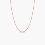 LVC Silver Chain made of 925 Sterling Silver Jewellery Plated in Rose Gold
