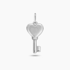 LVC Charmes Amour Heart Key Pendant in 925 Sterling Silver Jewellery