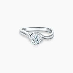 Classic Twist Lab Diamond Engagement Ring