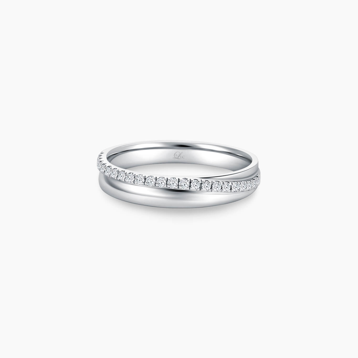 LVC PURETE ETERNITY WEDDING BAND IN PLATINUM WITH DIAMONDS a wedding band for women in platinum with 23 diamonds 钻石 戒指 cincin diamond