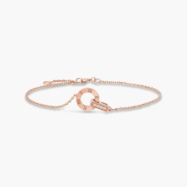 LVC BRACELETS JOIE a classic piece of love and co with four diamonds in 18k rose gold