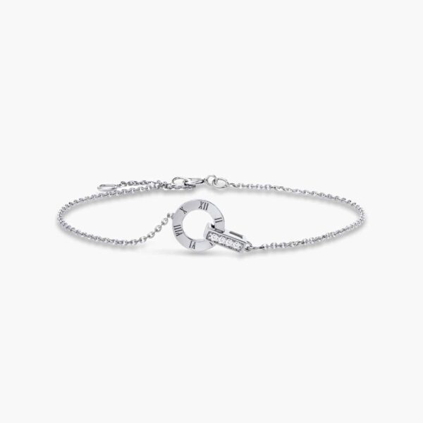 LVC BRACELETS JOIE a classic piece of love and co with four diamonds in 18k white gold