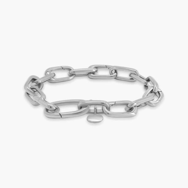 LVC Carla Structured Chain Link Bracelet in 925 Sterling Silver Jewellery