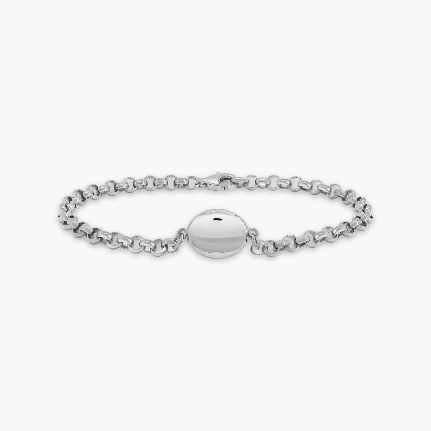 LVC Carla Chain Pixie Oval Bracelet in 925 Sterling Silver Jewellery