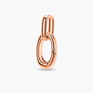 LVC Carla Ovale Chain Extension made of 925 Sterling Silver Jewellery Plated in Rose Gold