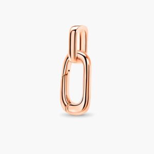 LVC Carla Structured Chain Extension made of 925 Sterling Silver Jewellery Plated in Rose Gold