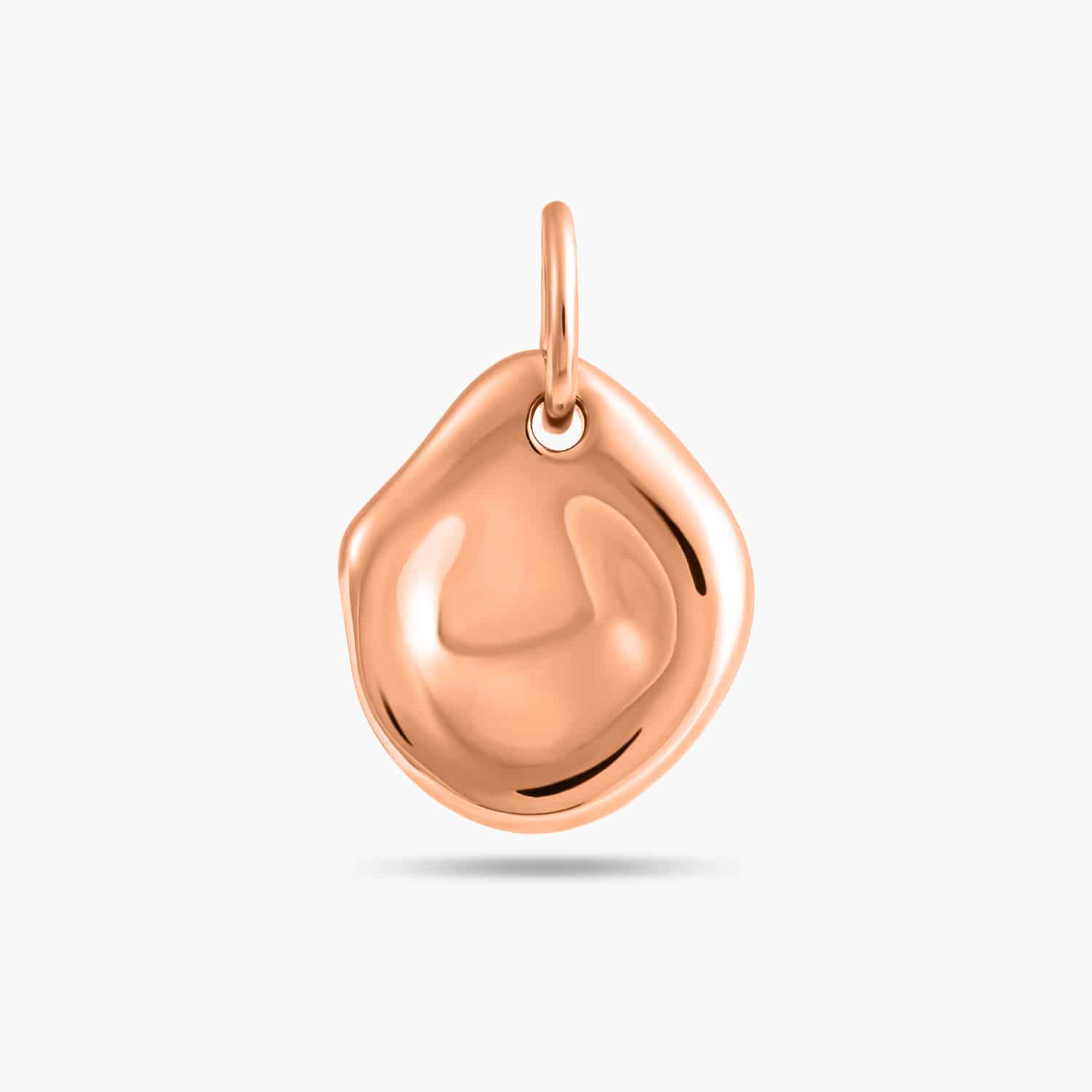 VC Charmes Vintage Oval Pendant made of 925 Sterling Silver Jewellery Plated in Rose Gold