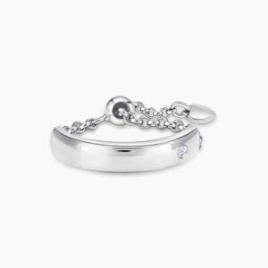 LVC Moi Chic Heart Ring in 925 sterling Silver Jewellery with engraving allowed
