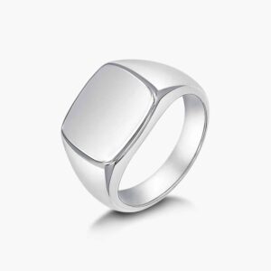 LVC Signum Square Ring in 925 Sterling Silver Jewellery