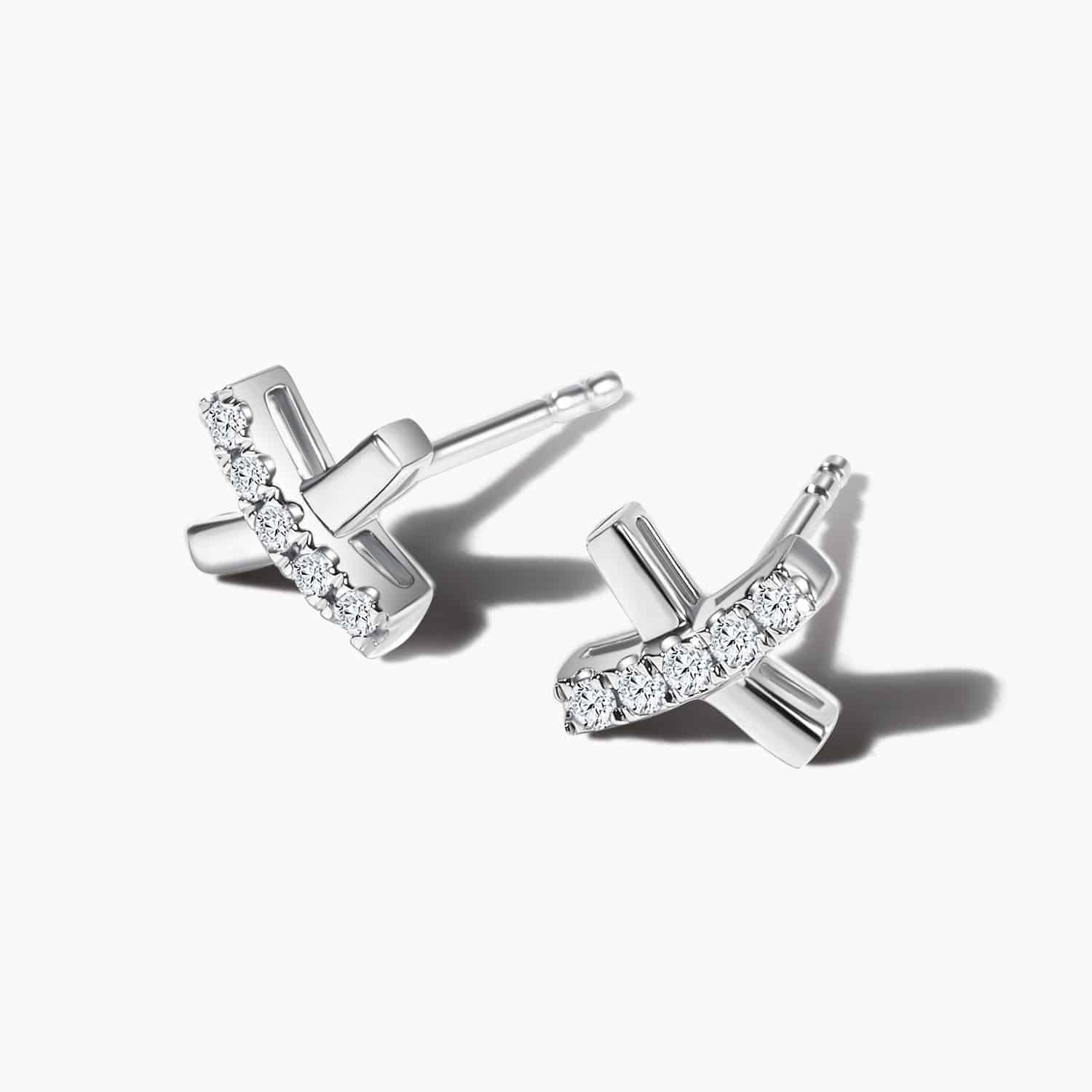 LVC Charmes X Diamond Earrings | Love & Co