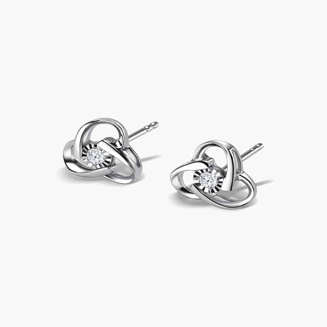 LVC Charmes Trillium Diamond Earrings | Love & Co