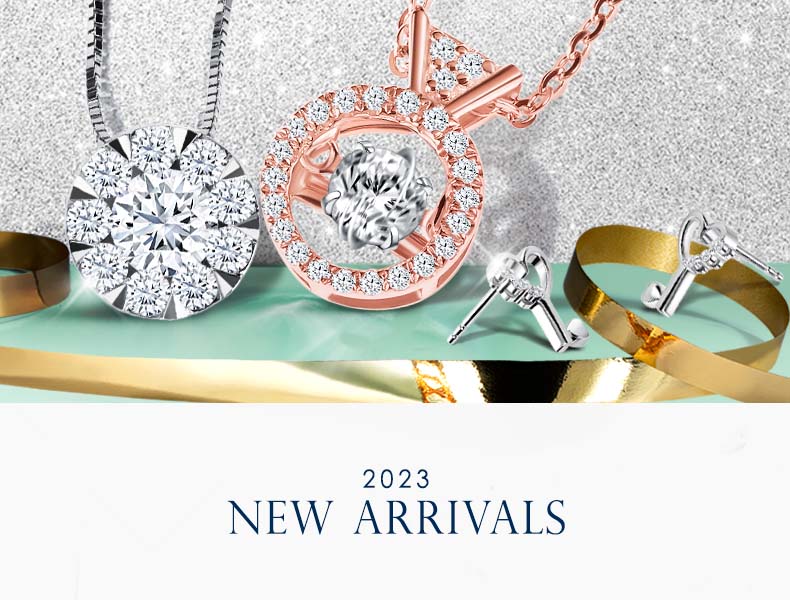 Love & Co necklaces and earrings with carat diamond 2023 new arrivals