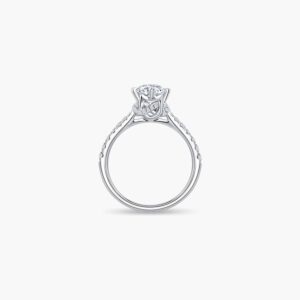 LVC SAY LOVE DESTINY DIAMOND RING a diamond engagement ring in 18k white gold using lab grown diamond with 0.70 carat weight cincin diamond 订婚 戒指 钻石 戒指