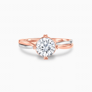 diamond engagement ring with love & co say love diamond cut