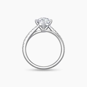a round diamond engagement ring from love & co