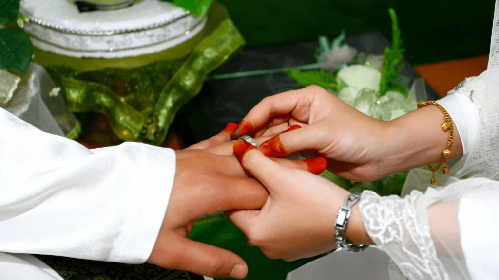 马来文化中的结婚戒指
