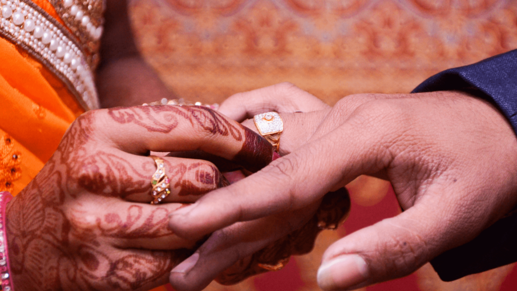 印度文化中的结婚戒指