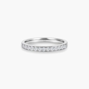 LVC 戒指 Eterno Wedding Band in White Gold with Brilliant Diamonds