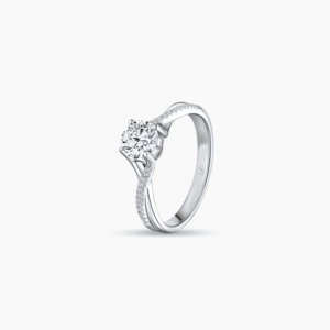 cincin berlian love and co destiny twist cincin berlian asli dalam emas putih
