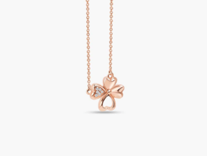 anniversary gifts by year 4 rose gold necklace