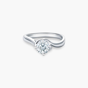 lvc twist solitaire settings engagement ring